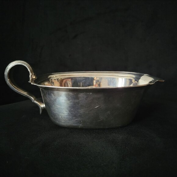 Vtg Amesbury 9421 Silverplate Gravy Boat with Underplate By Wallace Silver *Read - Picture 7 of 13